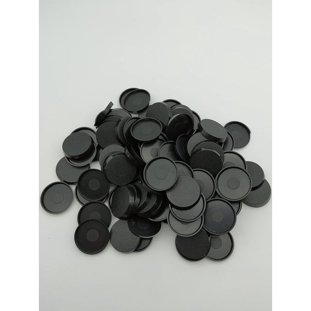 Lote de 100 bases redondas de 28,5 mm para Warhammer 40k + AoS