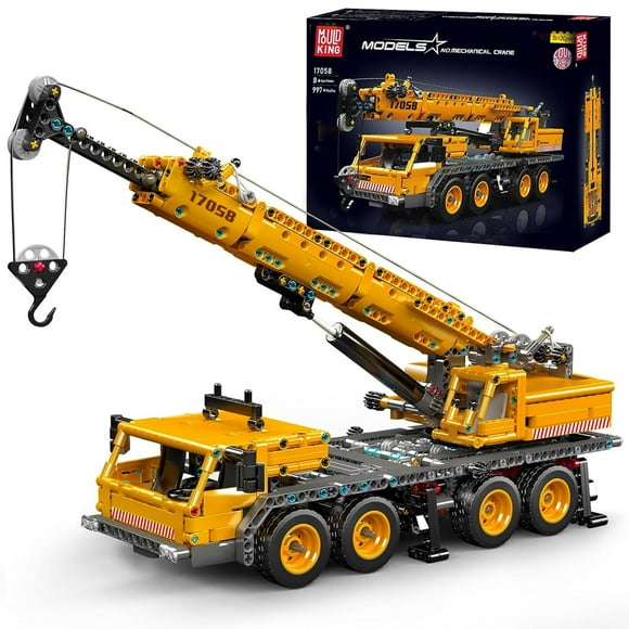 Kit de bloques de construcción Mould King 17058 Crane Truck 997 piezas