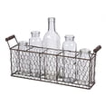 thumbnail image 2 of Evergreen Wire Basket with 5 Bottles, 16'' x 6'' x 10.5'' inches, 2 of 2