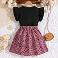 thumbnail image 5 of AUNVITO 2 Pieces Sets for Girls Summer Casual Tops & Shorts/Skirts 8-12 Years Sweet Kids Wear, 5 of 9