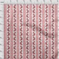 thumbnail image 4 of oneOone Polyester Spandex Pastel Red Fabric Block Craft Projects Decor Fabric Printed By The Yard 56 Inch Wide, 4 of 5