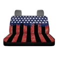 thumbnail image 6 of Chririnla Distressed American Flag Print Car Rear Seat Covers for Women, 2 Pack Car Back Seat Covers Non-Slip Waterproof Bench Seat Cover Replacement, 6 of 7