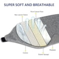 thumbnail image 4 of Huncv Mavogel Cotton Sleep Mask Eye Mask - Light-blocking Sleep Mask With Updated Design, Soft And Comfortable Night Mask For Men And Women, 4 of 5