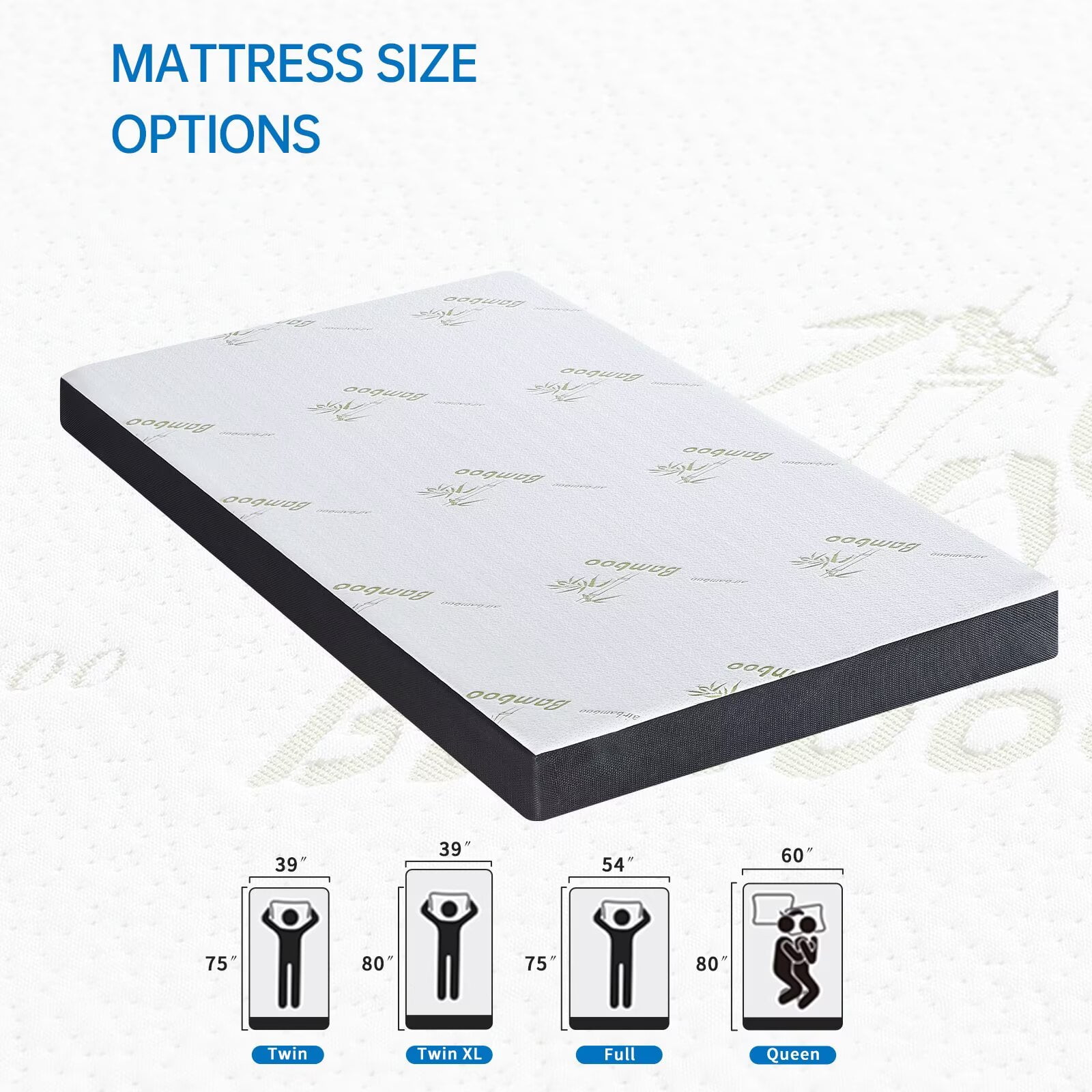 6 Inch Gel Memory Foam Twin XL Mattress Medium-Firm Twin XL Bed Mattress for Bunk Bed, Trundle Bed, Pressure Relief Mattress for Kids Adults CertiPUR-US Certified Mattress in a Box