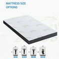 thumbnail image 6 of 5 Inch Gel Memory Foam Twin Mattress Medium-Firm Twin Bed Mattress for Bunk Bed, Trundle Bed, Pressure Relief Mattress for Kids Adults CertiPUR-US Certified Mattress in a Box, 6 of 7