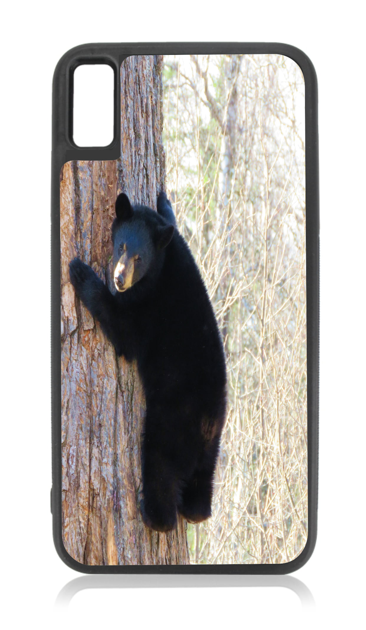 Bear Cub Design Black Rubber Case for iPhone XR - iPhone XR Phone Case ...