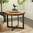 thumbnail image 1 of DecMode Wood Accent Table Industrial Brown, 1 of 10