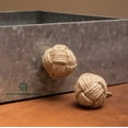 thumbnail image 4 of Rii Brand Jute Door Knobs Natural Color Twisted Rope Knobs Set of 12, 1.75", 4 of 5