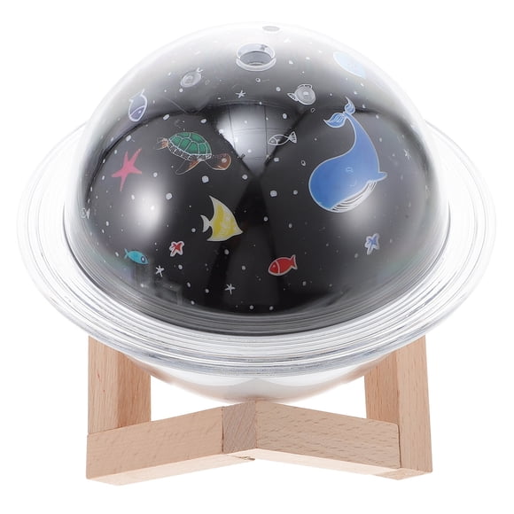 Humidificador silencioso con difusor de aceites esenciales y lámpara oceánica de vapor frío para el hogar.