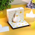 thumbnail image 3 of Omoshiroi Block Paper Notepads 3D Lucky Duck Model Customizable 3D Sticky Pads Crafting Paper Art Miniatures Office Accessories, 3 of 6