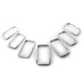 thumbnail image 1 of 7 piezas Front Grille Grill Accesorios ABS Cover de reemplazo Galvanizar Cola Parrilla delantera, 1 of 8