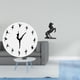 thumbnail image 2 of Reloj de pared,Reloj de pared con bailarina,reloj decorativo colgante.,Relojes de pared silenciosos Reloj decorativo de tiempo silencioso,Estatua del caballo,Estatua de caballo de, 2 of 8