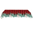 thumbnail image 2 of Disposable Tablecloths, Disposable Thickened Snowman Tablecloth Holiday Party Tablecloth Christmas Snowflake Tablecloths 108 X 54 In, 2 of 6