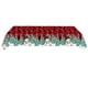 thumbnail image 2 of Mantel de nieve Plástico desechable engrosado - Funda de mesa navideña con copo de nieve rojo 108 x 54 pulgadas, 2 of 6
