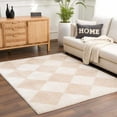 thumbnail image 6 of BoutiqueRugs Arilla Contemporary Area Rug - Machine Washable - Peach, Beige - 2' x 2'11", 6 of 10