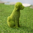 thumbnail image 4 of PPgejGEK Flocking Dog Garden Statue Outdoor Decor Cute Lawn Ornament for Yard Patio Homewarming Gift Creative Animal Figure, 4 of 9