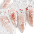 thumbnail image 3 of Pegatinas para uñas 5d, exquisitos suministros para uñas en relieve, manicura autoadhesiva, flor decorativa, diseño de tallado, manicura acrílica MFZFUKR CPB-DE-LYY508-9, 3 of 5