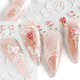 thumbnail image 3 of Bienvenido pegatina de uñas 5d exquisitos suministros de uñas en relieve decoración de uñas autoadhesiva diseño de tallado de flores uñas acrílicas, 3 of 5