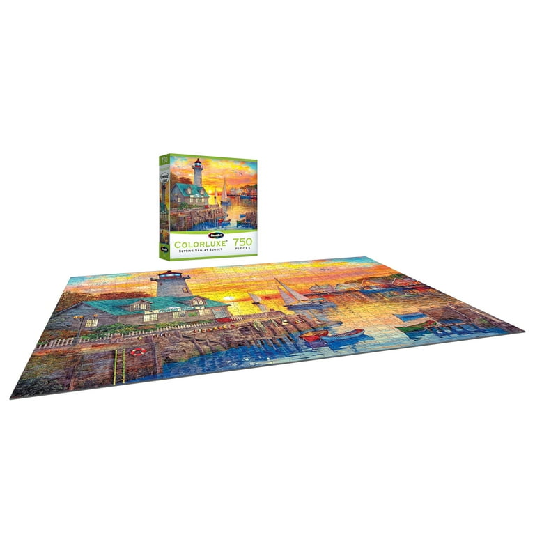 RoseArt Colorluxe 750-Piece Setting Sail at Sunset Adult