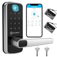thumbnail image 2 of Smart Door Lock, Olumat Keyless Entry Door Lock Fingerprint Door Lock With Keypad Electronic Digital Door Lock With Handle For Home, Rental, Office And Hotel, 2 of 4
