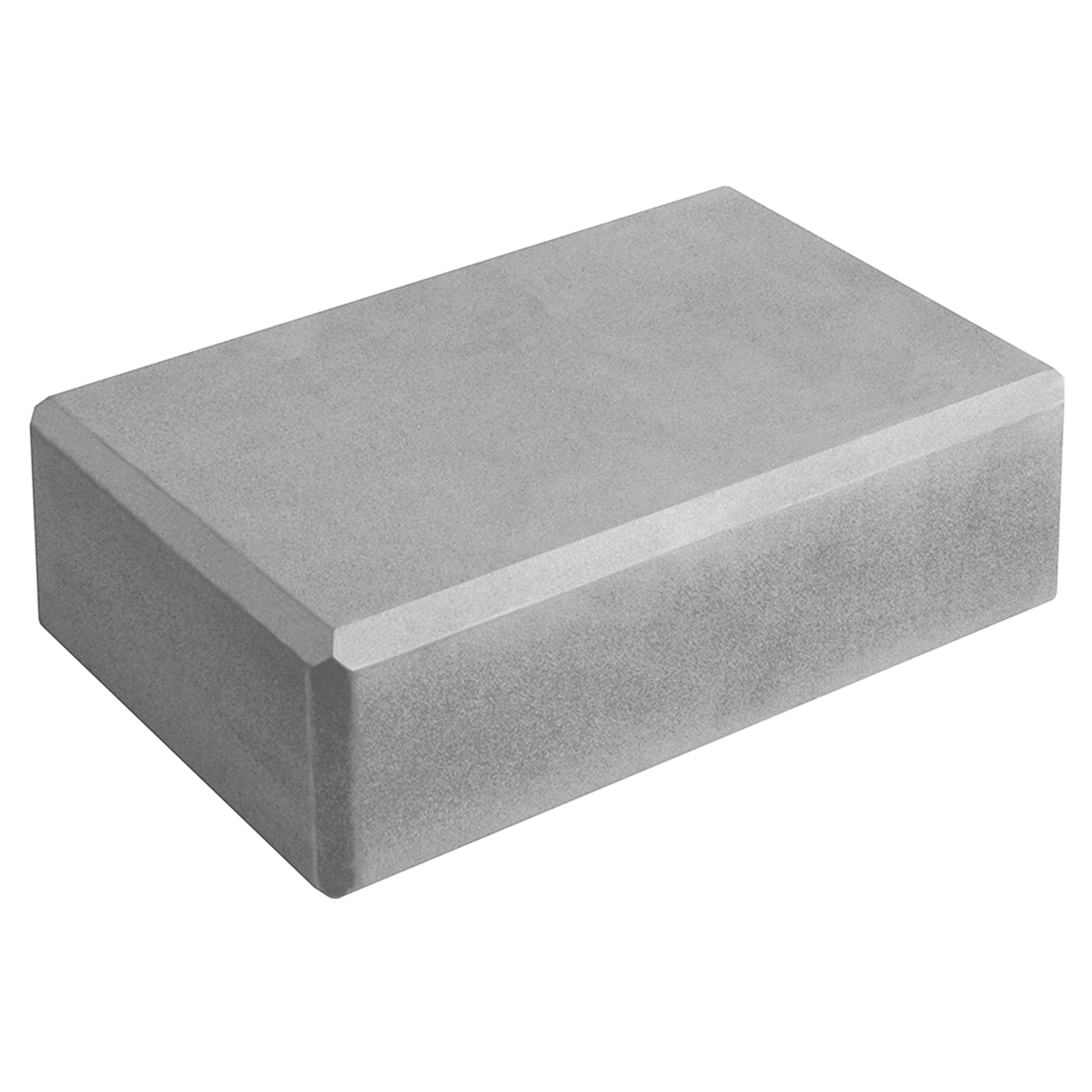 Sunshine Yoga 3" Yoga Block, 10 Pack Bulk EVA Foam Yoga Blocks, Firm and Supportive Yoga Brick, Balance Foam for Stretching, Pilates, and Workout, 3" x 6" x 9", Cool Gray