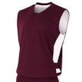 thumbnail image 2 of A4 Reversible Speedway Muscle For Men in Maroon White | N2349, 2 of 2