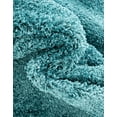 thumbnail image 4 of Rugs.Com Soft Solid Shag Collection Area Rug ‚Äì 5' x 8' Turquoise Shag Rug Perfect For Bedrooms, Dining Rooms, Living Rooms, 4 of 7