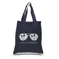 thumbnail image 1 of LA Pop Art Small Word Art Tote Bag - California Shades, 1 of 2