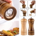 thumbnail image 3 of Manual Grinder Tools Cooking Pepper Grinder Hand Movement Wood Pepper Mill βё ви Z3Z3, 3 of 8