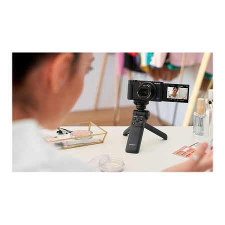 Sony - ZV-1 20.1-Megapixel Digital Camera for Content Creators and Vloggers - Black