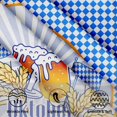 thumbnail image 3 of Oktoberfest Tablecloth Blue White Check Octoberfest Round Tablecloth 60 Inch German Bavarian Table Cloth for Farmhouse Kitchen Decor Polyester Fabric Blue Table Cover for Party Outdoor Camping, 3 of 6