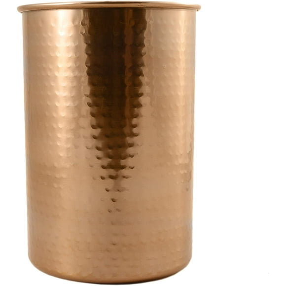 Darware Copper Coated Kitchen Utensil Holder / 7-Inch Tool Caddy Store All Your Wooden Spoons Spatulas & More