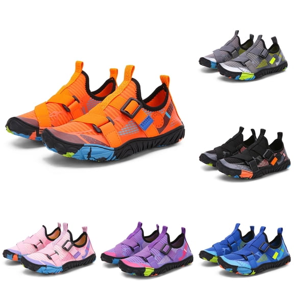 RMGVDSD Girls Sneakers Lightweight Breathable Quick Dry Water Shoes For Indoor Outdoor Sports Running Hiking Shoes Kids Footwear
