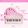 thumbnail image 3 of Teclado piano Toy Love&Mini de 31 teclas con micrófono y taburete, 3 of 7