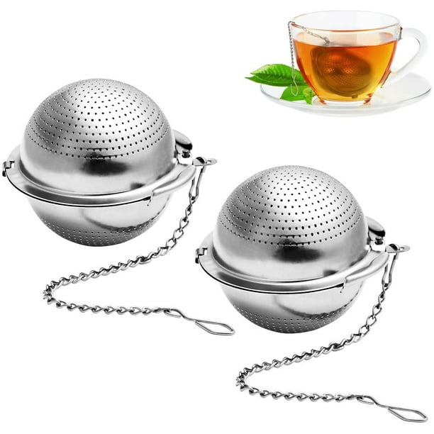 2 passoires à thé pour thé en vrac, filtre à thé, passoire à thé en acier  inoxydable