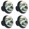thumbnail image 2 of 4 Pcs Seagull Knobs for Kitchen Cabinet Cupboard Dresser Bookcase Drawer Pulls Handles Round Home Decor, 2 of 8