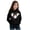 1-Black, variant on LRen Christmas Halloween Hoodie for Kids Girls Halloween Printed Hooded Sweatshirts Oversized Long Sleeve Hoodie Sweatshirt with Pocket Y2K Fall Winter Back to school, Halloween Tops