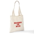 thumbnail image 6 of CafePress - NAUGHTY OR NICE Tote Bag - Unisex Canvas Tote Bag, Beige, 1-Piece, 6 of 6