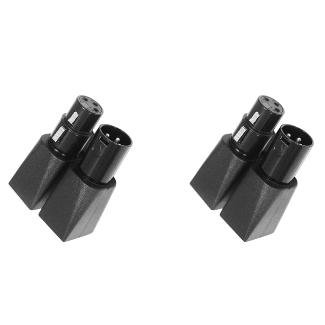 to RJ45 Connector RJ45 Ethernet to 3 Pin XLR Female & Male Adapter Sets (3PIN 2Pair)