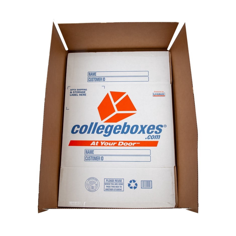 U-Haul Collegeboxes College Student Moving & Shipping Kit - Includes 5 Heavy-Duty 24" x 16" x 18" Boxes, 1 Roll of Tape, 10 Shipping Label Pouches, 5 Zip Ties, and 1 Marker