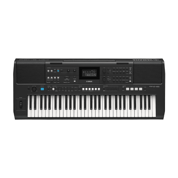 Teclado Musical Yamaha Psr-e483 61 Teclas Portatil Color Negro
