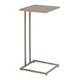 thumbnail image 2 of Ringen Side Table Bronze End Table, Modern Style, Mirror Glass square shape tabletop, Steel, Indoor Living, 2 of 9