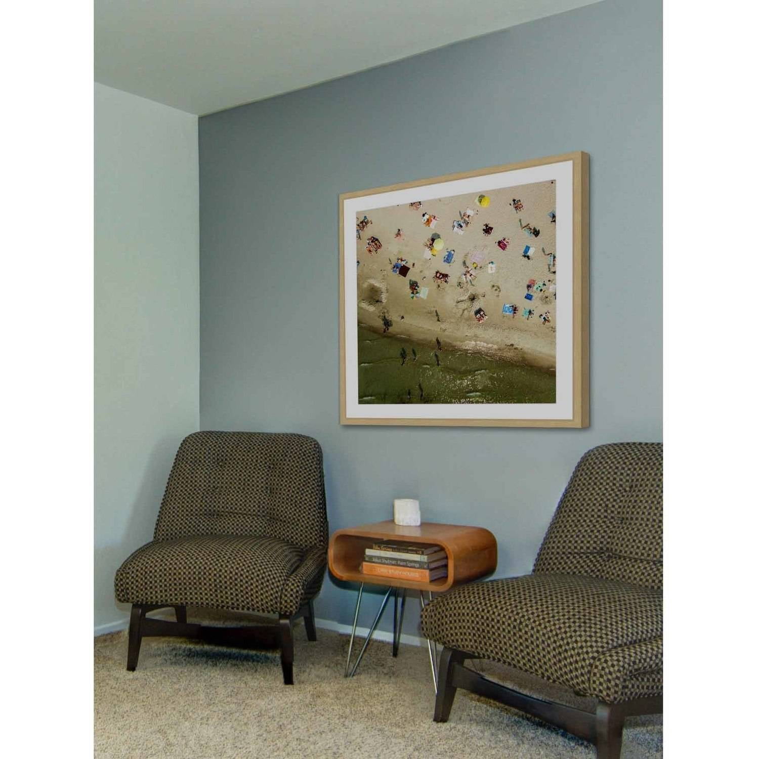"Beach Goers" Framed Painting Print