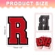 thumbnail image 2 of Parches de Letras Chenille, Parches de Letras R de 4" para Reparar Ropa, Jeans, Zapatos, Gorras DIY (Rojo), 2 of 7