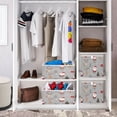 thumbnail image 6 of Foldable Fabric Storage Bin Home Cubes Clothing Organizer Bins Large Collapsible Box Basket for Home Organizer Cartoon-style Christmas Characters, 6 of 7