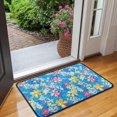 thumbnail image 2 of Pioneer Flower Floral Print Pattern Door Rugs,Washable Non Slip Door Mats Indoor,Decorative Door Mats,Entry Mat Indoor for Entrance,Bedroom,Kitchen,Bathroom,30"x17", 2 of 6