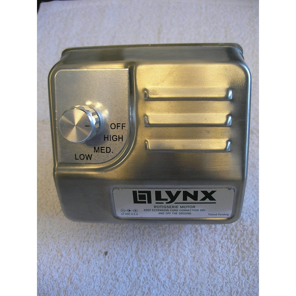 Lynx Gas Grill Factory OEM Stainless Steel Rotisserie Motor Assembly 80277