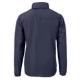 thumbnail image 3 of Men's-Cutter & Buck  Navy Sporting Kansas City Charter Eco Recycled Full-Zip Jacket, 3 of 3