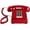 Red, variant on Classic Retro Landline Phone Mechanical Ringtone,2500 Desk Telephone for Hearing Impaired, Old Fashion Cord Telephone, Analog Phone for ,School, Plug and Play, Beige