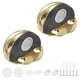 thumbnail image 1 of Uxcell 2-Pack Topes de Puerta Montados en el Suelo, Tope Magnético de Media Cúpula de Acero Inoxidable con Amortiguador de Goma Plástica [Tono Dorado], 1 of 7